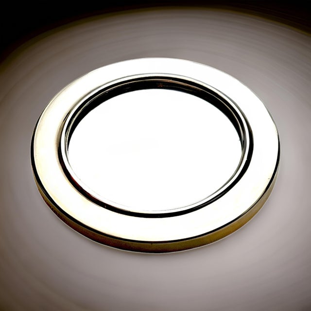 Silver Tiffany & Co Estate Fashion Tulip Hand Mirror Sterling Silver 74.78 Grams For Sale - Image 8 of 9
