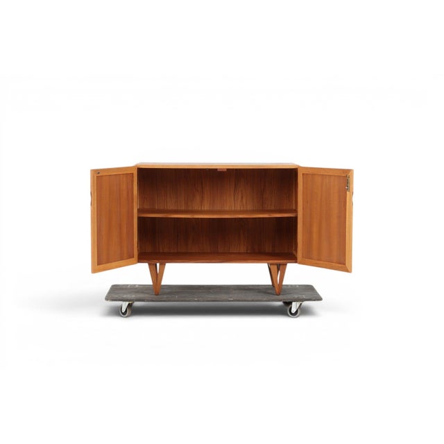 A rare and historically significant 1950s Swedish cabinet from the "Modul" series by Bengt Ruda for IKEA. One of the...