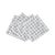 Bougie Diamonds Ice Cotton Sateen Cocktail Napkins, Set of 4 For Sale In Miami - Image 6 of 6
