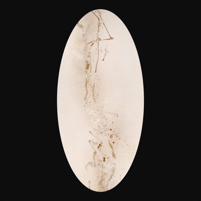 Contemporary Large Almond Flake Alba Dining Table from Nuoovo For Sale - Image 3 of 4