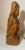 Wood Antique Hand Carved Wood Nude Indonesian Pregnant Lady Woman Folk Art Sculpture For Sale - Image 7 of 12