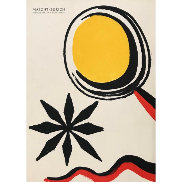 Artist: Alexander Calder Country: USA Title: Untitled – Zurich 2 Medium: Original Lithograph Marks: Not signed, not...