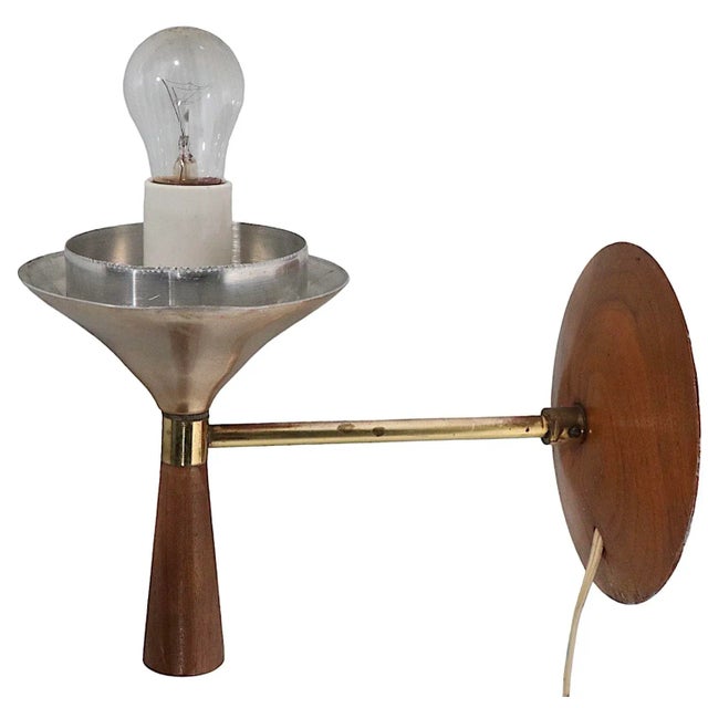 Mid Century Ball Globe Sconce After Thurston C. 1950's For Sale - Image 12 of 13