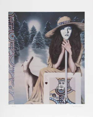 Robert Anderson, the King of the Masque, Lithograph