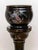 Porcelain Planter on Pedestal with Peacock Decor For Sale - Image 9 of 9
