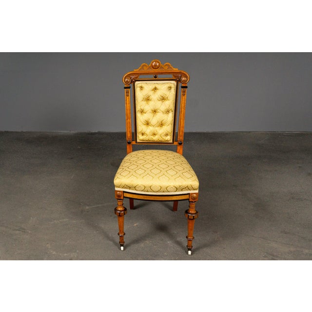 Wood Gründerzeit-Style Salon Chairs, Set of 2 For Sale - Image 7 of 18