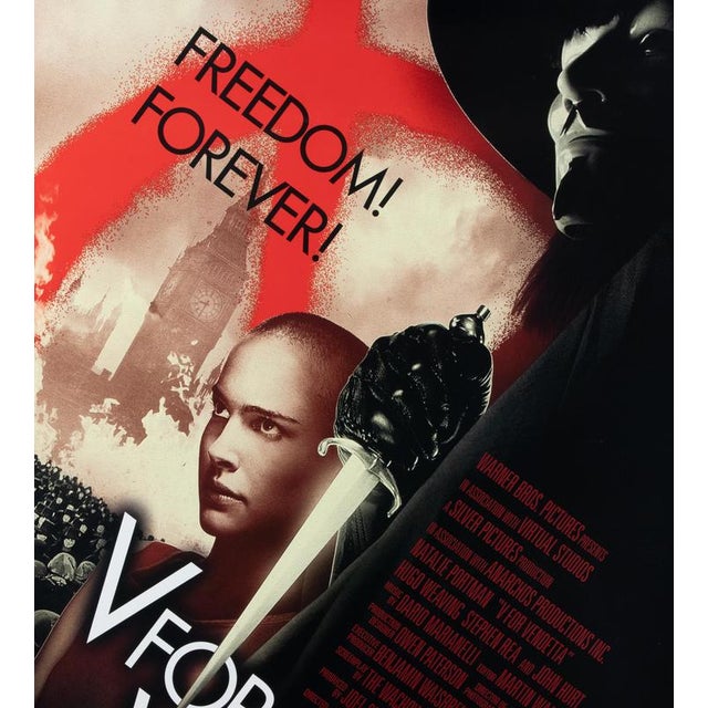 2000 - 2009 V for Vendetta Film Poster, Italy, 2005 For Sale - Image 5 of 6