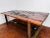 Early 21st Century Raw Wood & Chrome Dining Table For Sale - Image 5 of 12