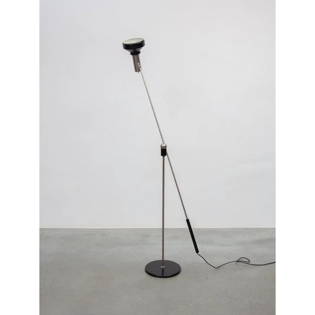 First edition rare designed by h. Fillekes model "magneto" floor lamp for artiforte, the netherlands designed in 1956....