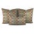 2020s Gp & J Baker Clarendon Small Check in Multi Lumbar Pillow Cover - Gray Velvet Checkerboard Rectangle Cushion Case For Sale - Image 5 of 5