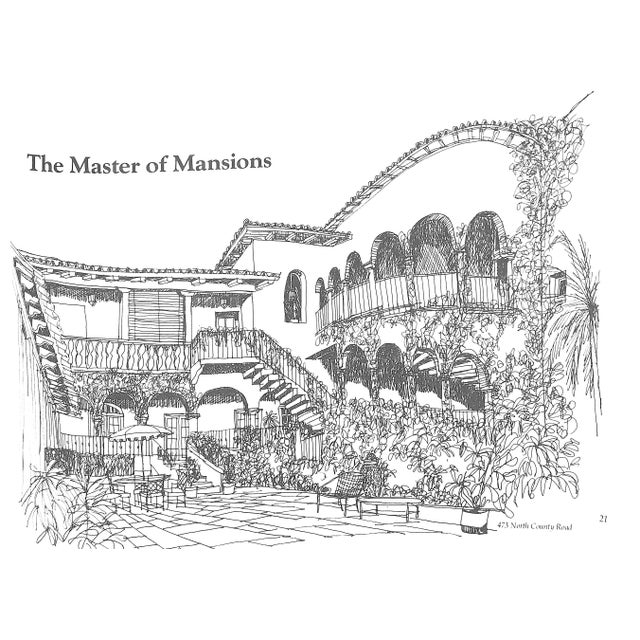 "Addison Mizner: Architect to the Affluent a Sketchbook Raisonne of His Work" 1983 Olendorf, William For Sale - Image 11 of 12