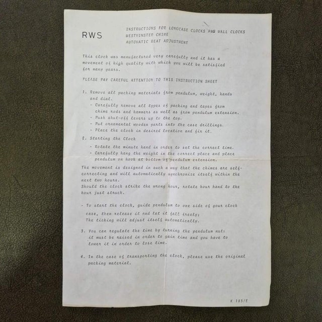 Vintage German Wall Clock from Kieninger, 1990s For Sale - Image 10 of 11