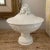 Vintage Italian Ceramic Creamware Footed Compote Centerpiece For Sale In Providence - Image 6 of 8