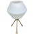 Brass & Opaline Glass Tripod Table Lamp, Italy, 1960s For Sale - Image 10 of 10