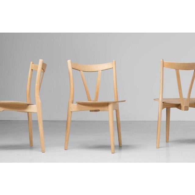 PP51/3 V Chairs attributed to Hans J. Wegner for PP Mobler, Denmark, 1988, Set of 4 For Sale - Image 6 of 18