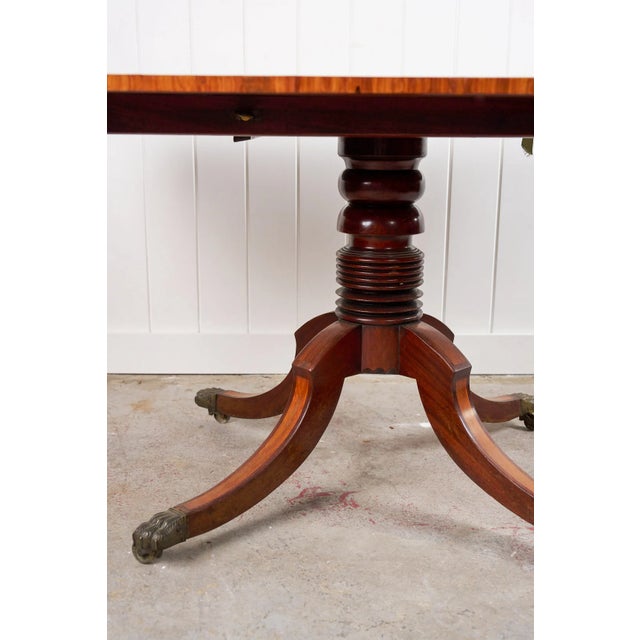 Early 19th Century George III Walnut Breakfast Table With Satinwood Banding For Sale - Image 10 of 11