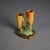 Roseville Pottery Roseville Art Pottery Brown Double Bud Vase With Thornapple Pattern C1937 For Sale - Image 4 of 8