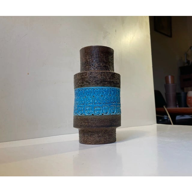 Mid-Century Italian Stoneware Vase by Aldo Londi for Bitossi, 1960s For Sale - Image 6 of 6