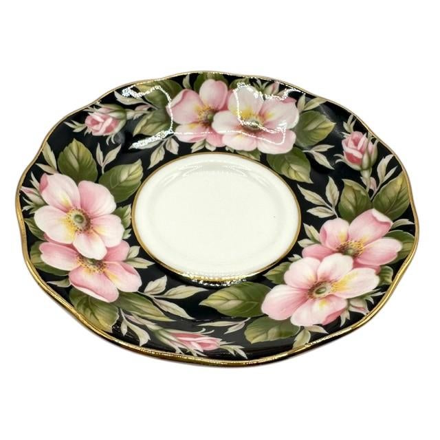 Vintage Royal Albert Alberta Rose Teacup and Saucer Set of One For Sale - Image 14 of 14
