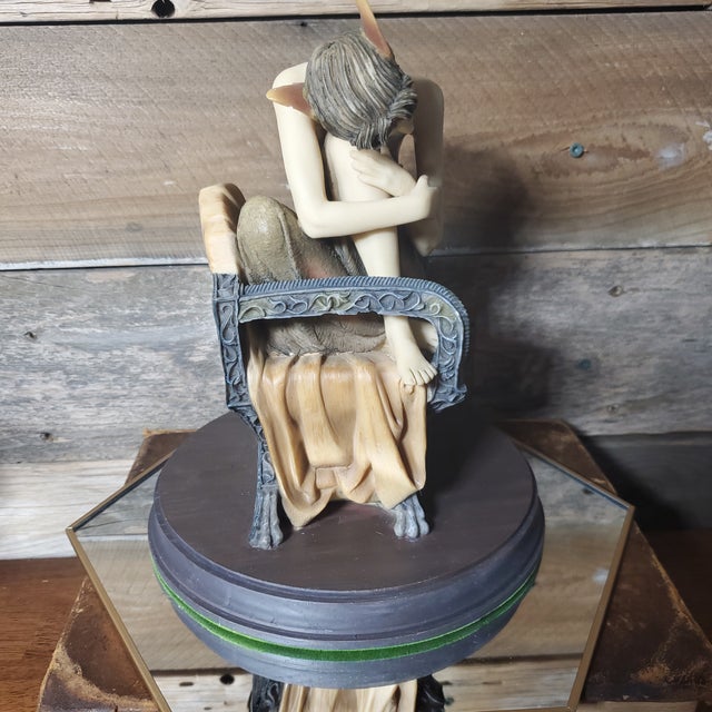 Ceramic Flambro Mystic Fairy Figurine - Four Seasons - By Michael Talbot For Sale - Image 7 of 12