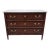 19th Century French Directoire Walnut Marble Top Commode For Sale