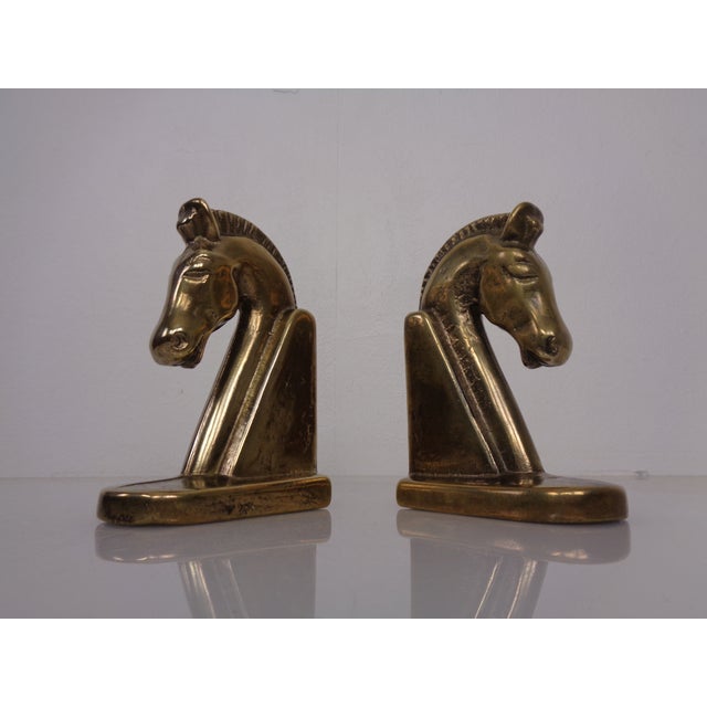 Brass Horses Bookends, 1960s, Set of 2 For Sale - Image 16 of 16