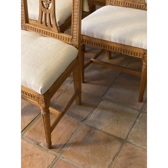 Wood Gustavian Chairs, 1720s, Set of 6 For Sale - Image 7 of 10
