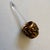 Vintage Art Deco Gilt Perfume Bottle Chatelaine Brooch With Original Glass Dauber Vanity Accessory For Sale - Image 10 of 10