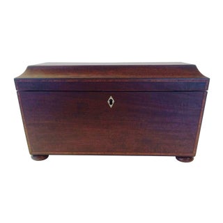 English Regency Triple Tea Caddy For Sale