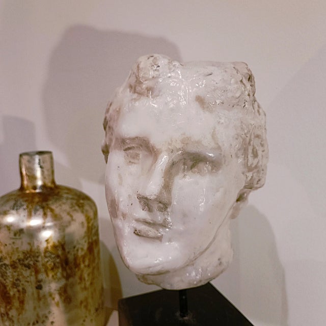 Wax Academic Sculpture Head of Aphrodite, 1950s, Wax For Sale - Image 7 of 12