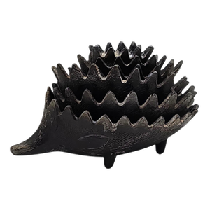 1930s Original Vintage (Мпз) MPZ Hedgehog Ashtrays Set of 6