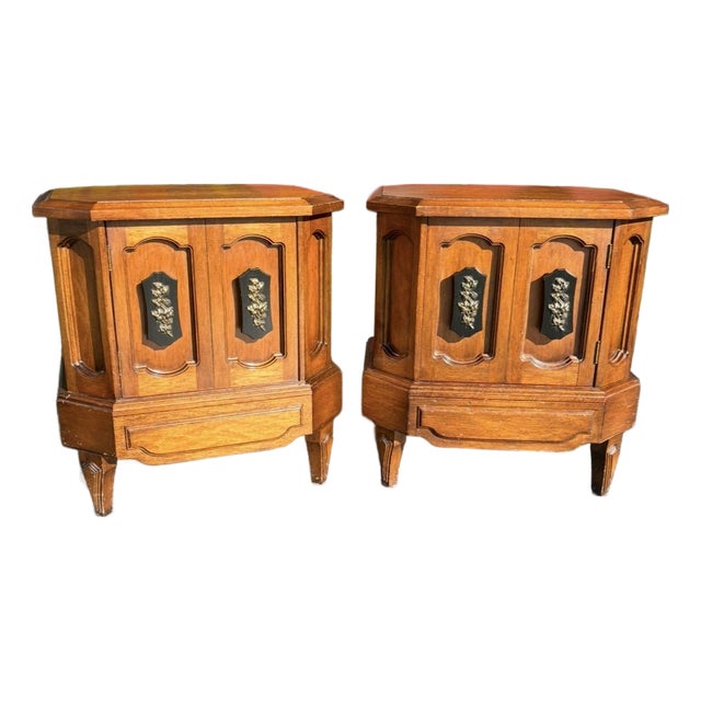 Mid Century Freed-Waran Inc Nightstand Pair For Sale