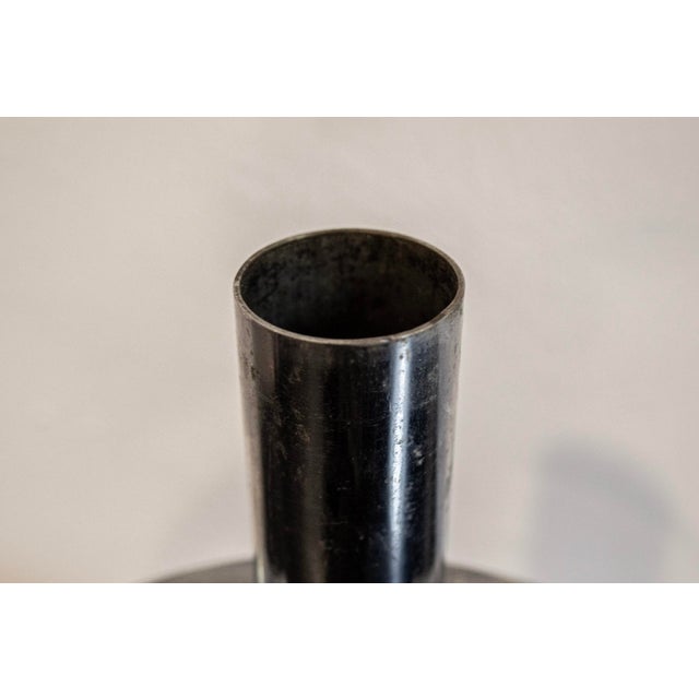 Gabriella Crespi Vase in Acrylic Glass and Stainless Steel, Italy, 1970s For Sale - Image 4 of 5