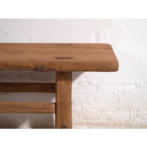 Antique Chinese Elm Low Table For Sale - Image 5 of 8