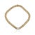 White 3.1 Carat Diamond Trillion in 14k Gold Cuban Chain Choker Necklace For Sale - Image 8 of 11