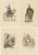 Early French Warriors and Nobility, 1800s, Paper For Sale