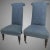 Blue Prie Dieu Style Chair For Sale - Image 8 of 9