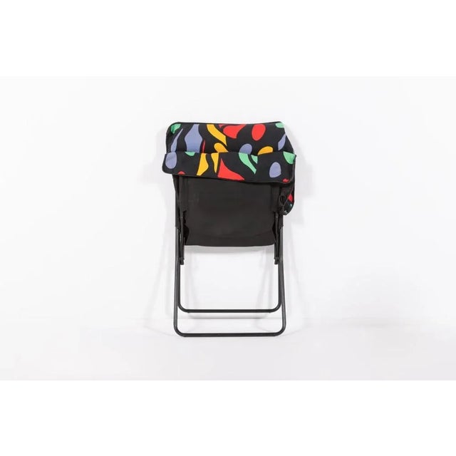 Set of Foldable Pop Art Lounge Chairs, 1990s For Sale - Image 9 of 10