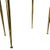 Vintage Hollywood Regency Neoclassical Brass Side Table with Leather Top and Gallery Edge, 1960s For Sale - Image 10 of 13