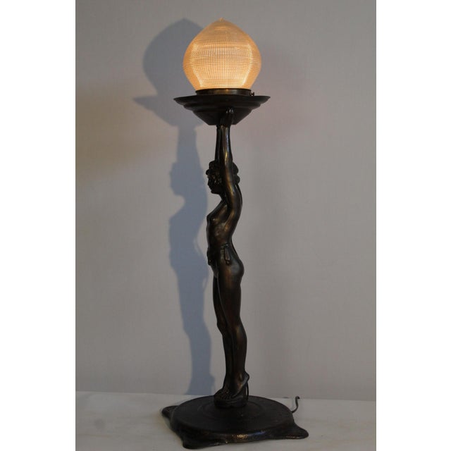 1920s 1920s Everlite Art Deco Lamp For Sale - Image 5 of 12