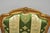 Early 20th Century Antique French Louis XV Style Green & Gold Walnut Fauteuil Arm Chairs - A Pair For Sale - Image 5 of 12