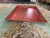 Chinoiserie Vintage Red Hand Painted Chinoiserie Tole Tray For Sale - Image 3 of 12