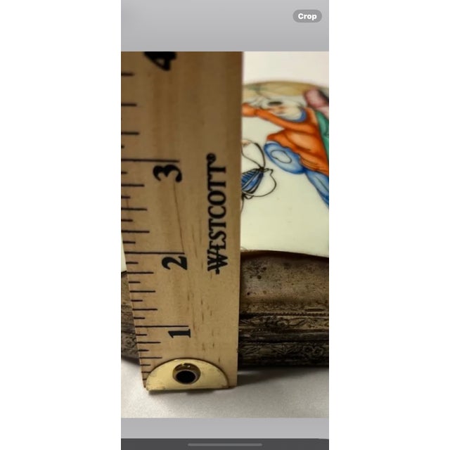 White Antique Chinese Porcelain Shard Box For Sale - Image 8 of 11