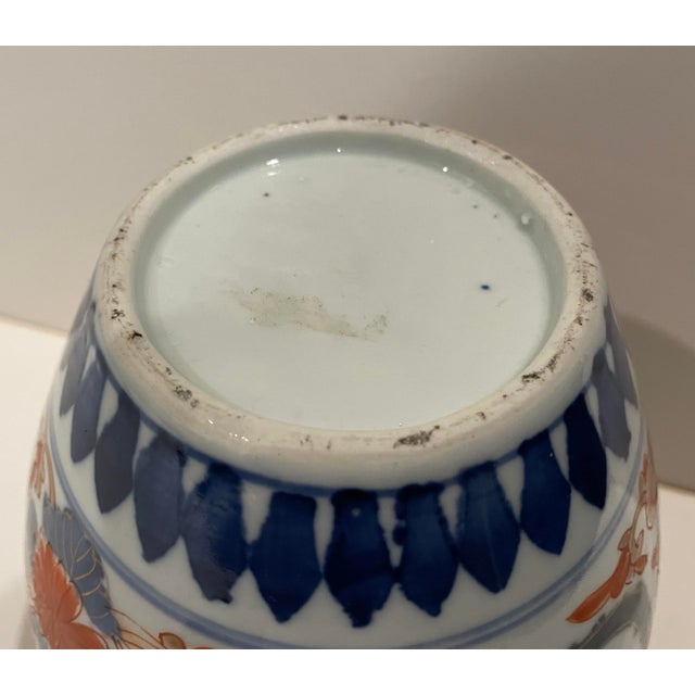 Antique Imari Porcelain Ginger Jar For Sale - Image 9 of 9