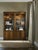 Wood One Warm Walnut Tabaccoo-Brown Single Bunching Bookcase With Lights and Glass Shelf For Sale - Image 7 of 11