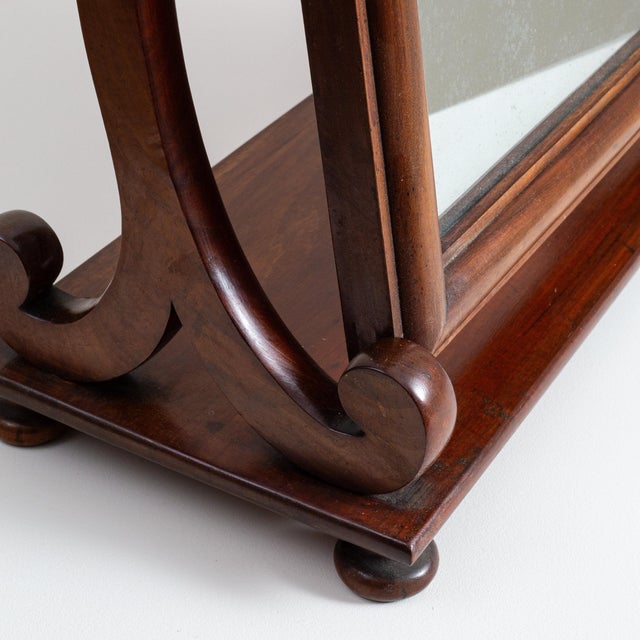 19th Century France Brown Wood Full-length & Floor Mirrors For Sale - Image 4 of 6