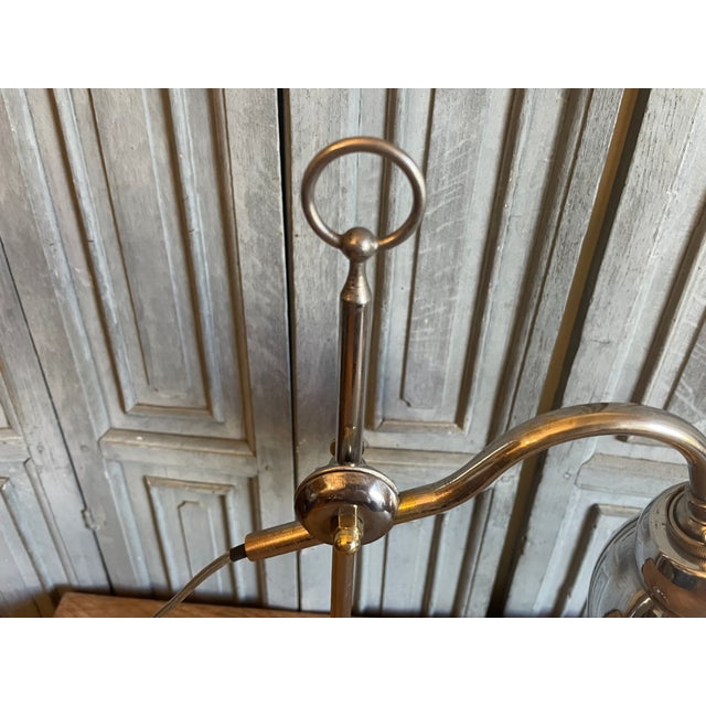 Metal Vintage Art Deco French Desk Lamp, 1930s For Sale - Image 7 of 16