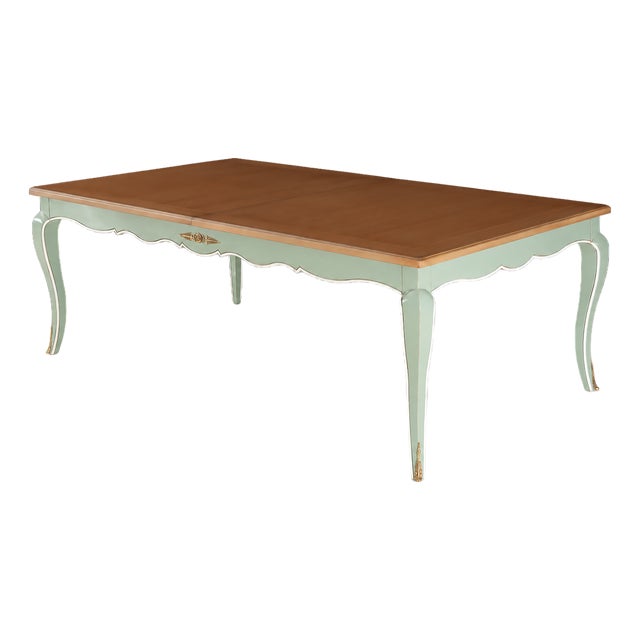 Italian French-Style Extension Dining Table For Sale