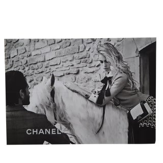 Vintage Chanel Fashion Print by Karl Lagerfeld For Sale