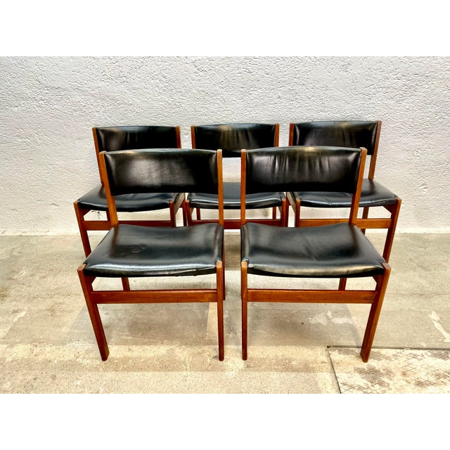 Chairs by Georg Petersen, 1960s, Set of 5 For Sale - Image 17 of 17
